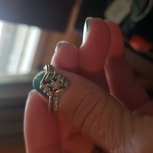 Real diamond wedding ring